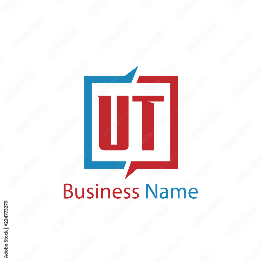 Initial Letter UT Logo Template Design Initial Letter UT Logo Template Design