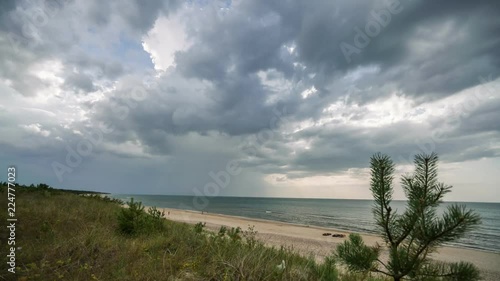Wallpaper Mural Rainy clouds time lapse in Latvia: Miera Osta Torontodigital.ca