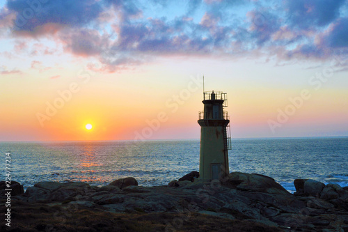 muxia  galicia  spain  lighthouse of muxia  costa da morte  end of the camino de santiago