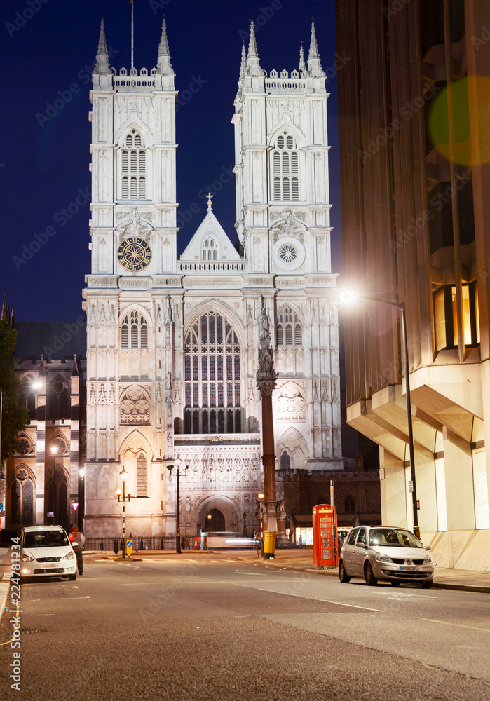 Great Westminster Abbey in London, England, UK
