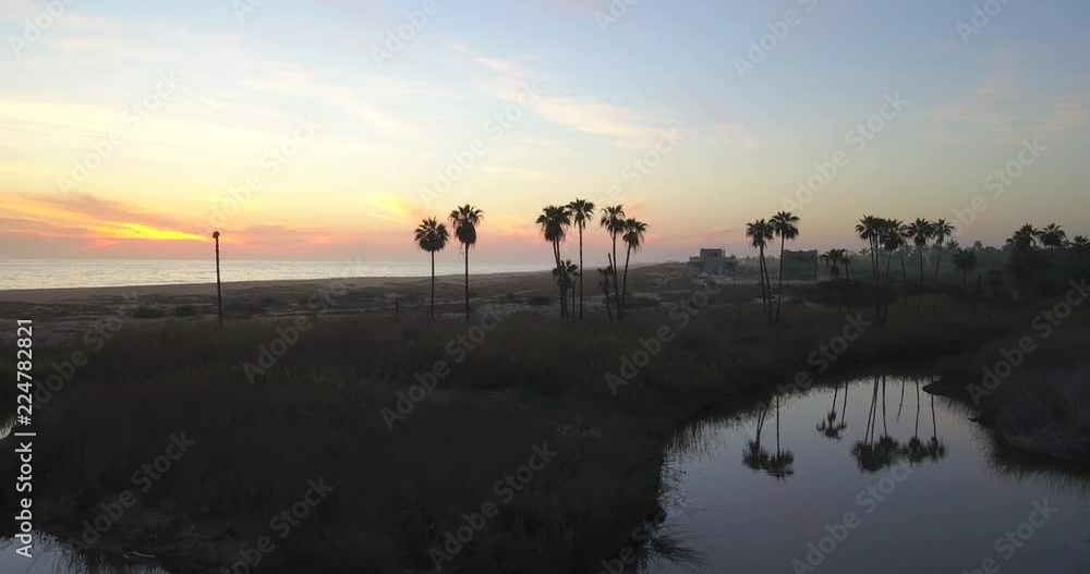 Aerial Forward: Rising: Vast Area of Todos Santos Aerial Forward: Rising: Vast Area of Todos Santos