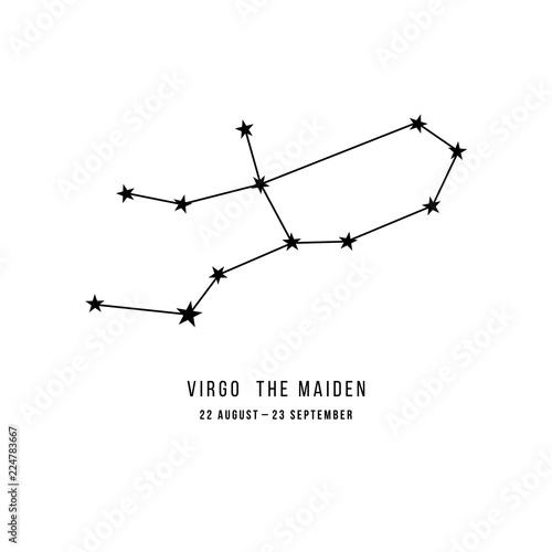 Zodiac constellation Virgo