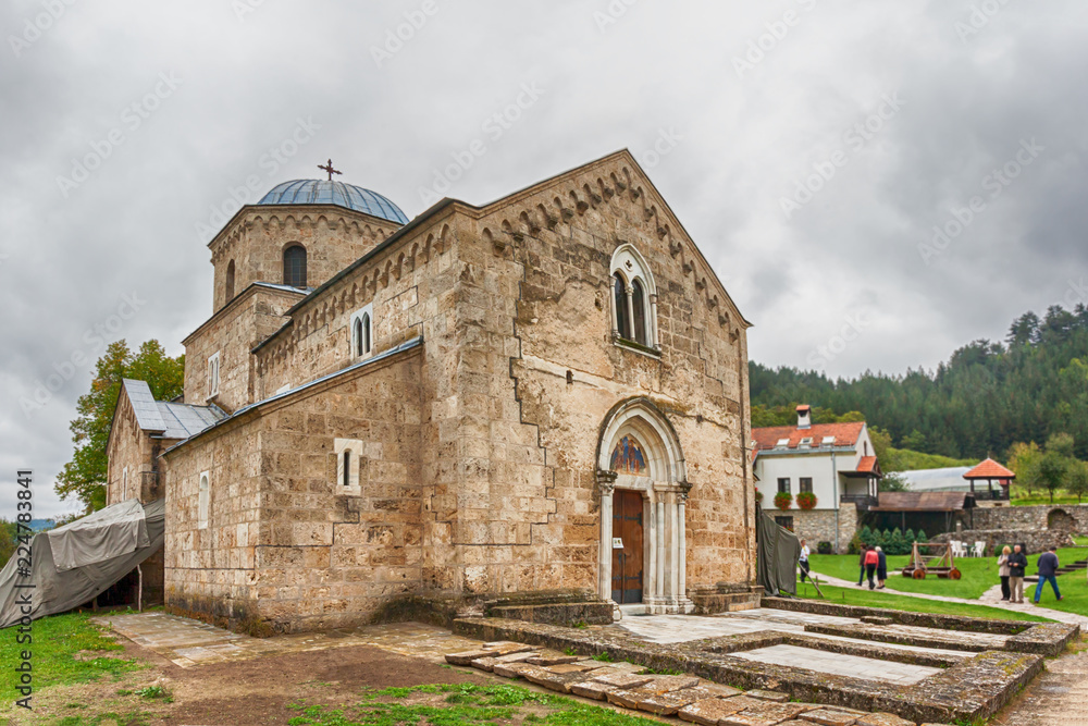 Orthodox female monastery Gradac in Serbia