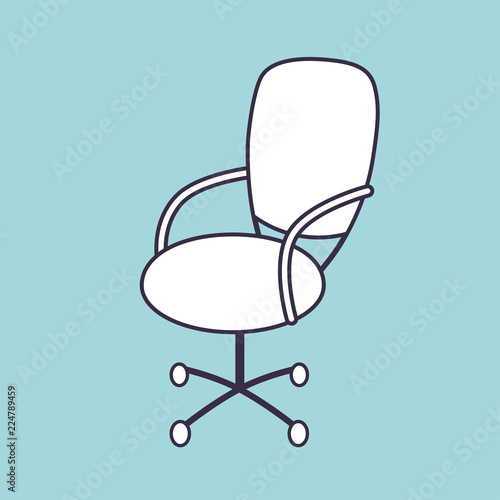 Office chair icon.