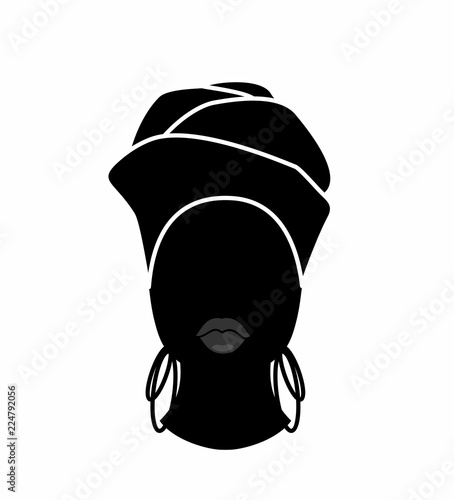 beautiful african woman