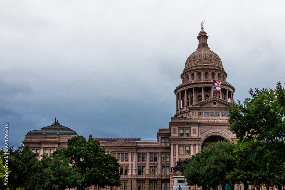 View of the Capitol Building Austin Texas