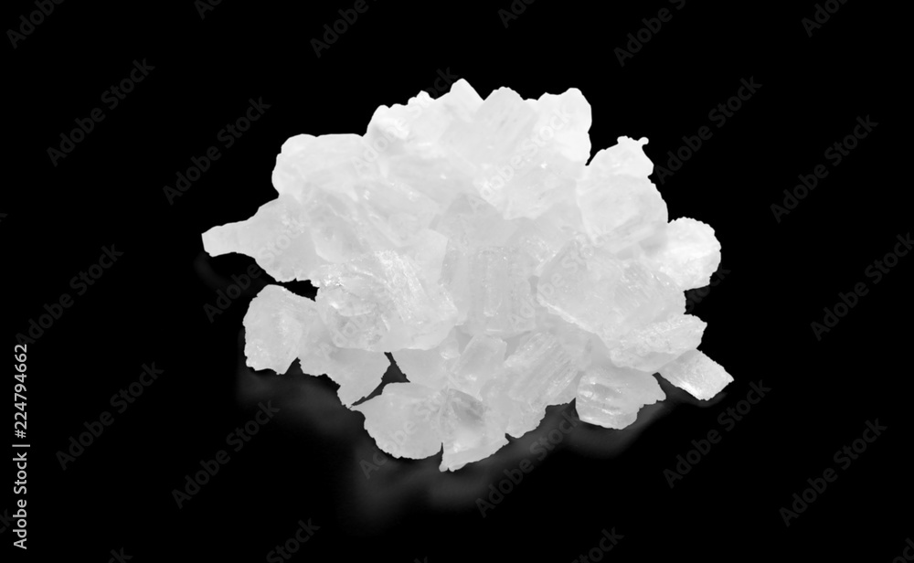 Isolated Coarse Sea Salt. Isolated Coarse Sea Salt.