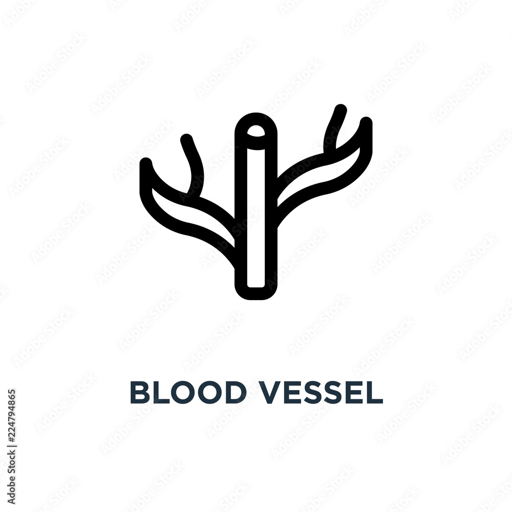 Fototapeta premium blood vessel icon. blood vessel concept symbol design, vector il