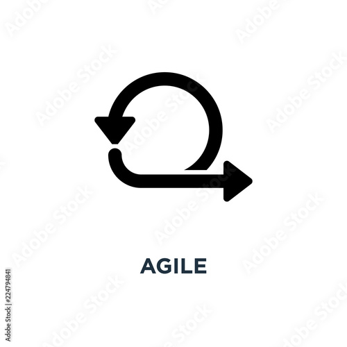 agile icon. agile concept symbol design, vector illustration
