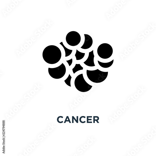 cancer icon. cancer concept symbol design, vector illustration