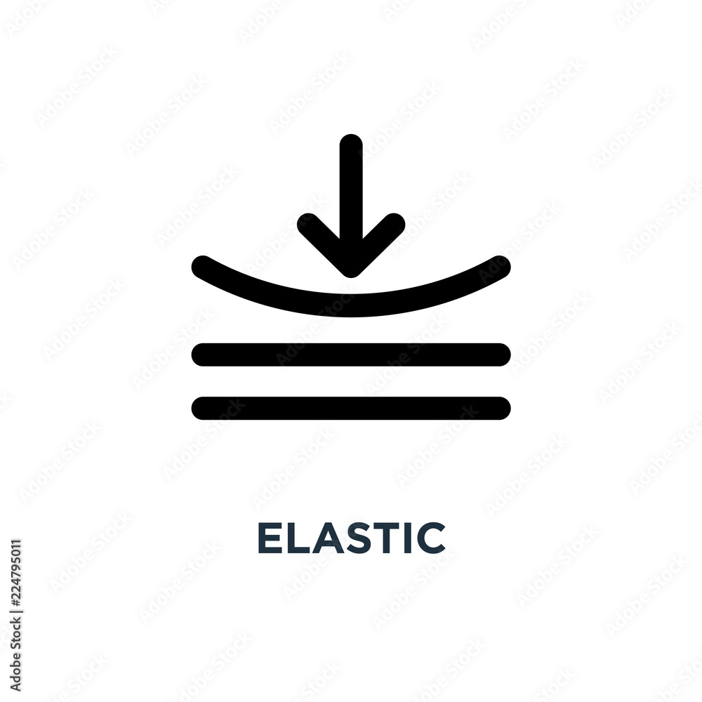 Vecteur Stock elastic icon. elastic concept symbol design, vector  illustration | Adobe Stock
