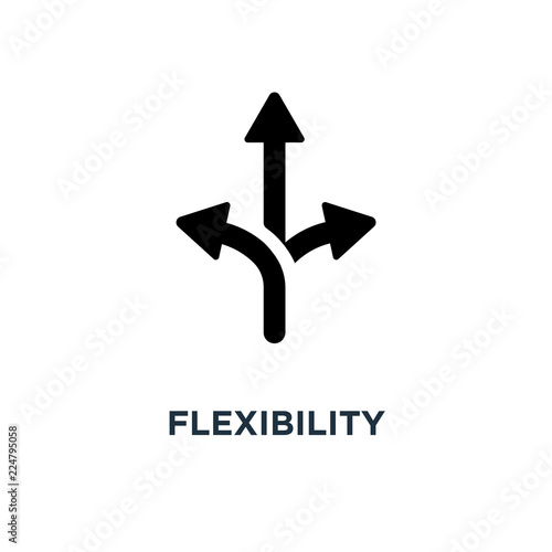 flexibility icon. flexibility concept symbol design, vector illu photo