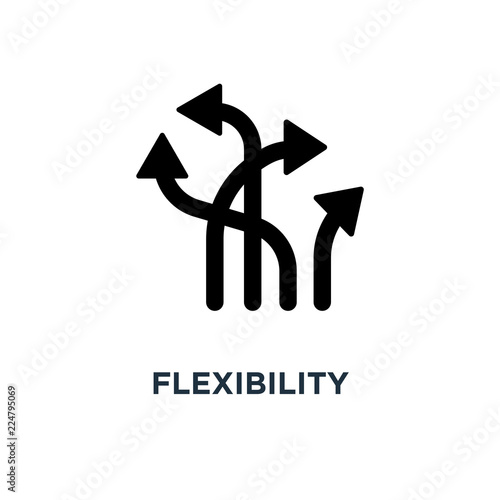 flexibility icon. flexibility concept symbol design, vector illu photo