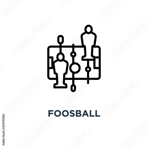 foosball icon. foosball concept symbol design, vector illustrati