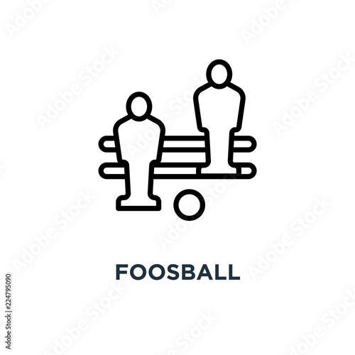 foosball icon. foosball concept symbol design, vector illustrati