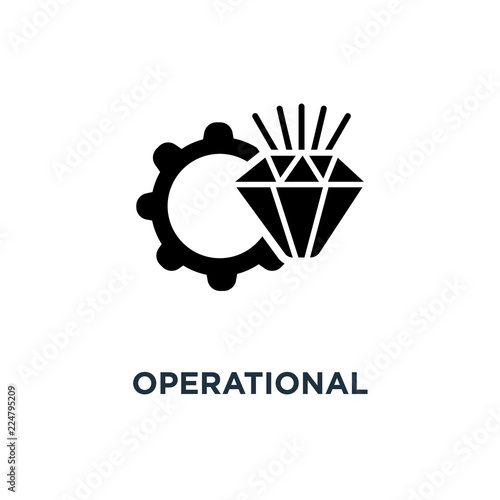 operational excellence icon. operational excellence concept symb