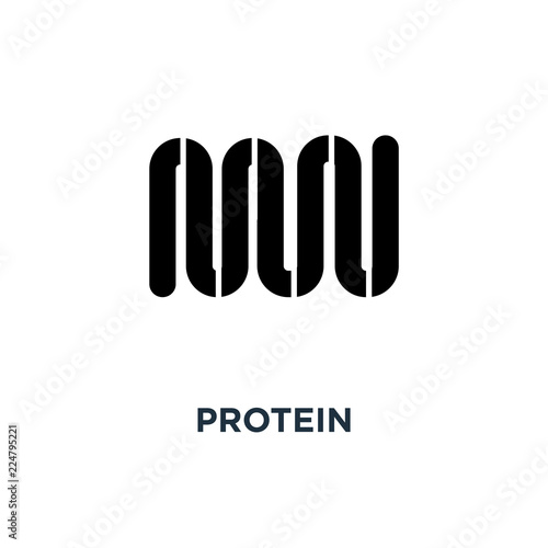protein icon. protein concept symbol design, vector illustration