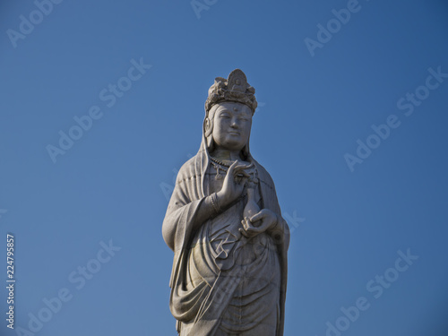 Buddha statue in Naksansa temple  South Korea