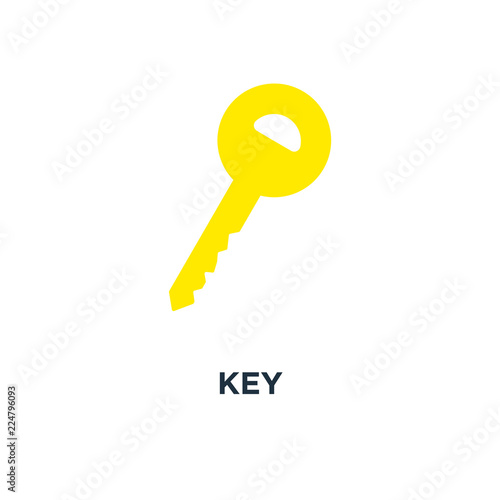 key icon. key . protection and security sign concept symbol desi