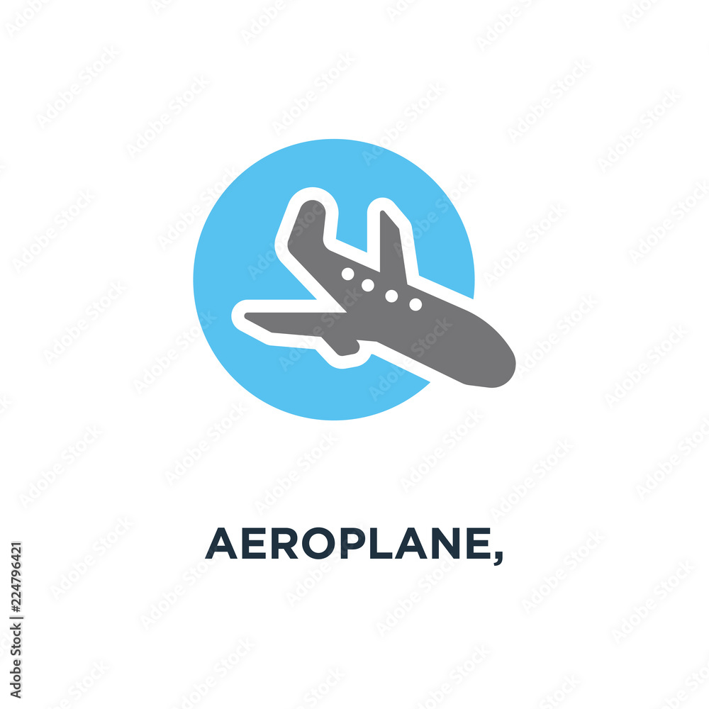 aeroplane, airplane, travel icon, symbol of airline flight concept aeroplane, airplane, travel icon, symbol of airline flight concept