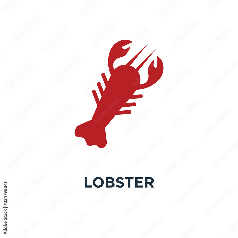 lobster icon, symbol of seafood concept lobster icon, symbol of seafood concept