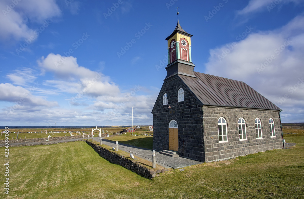 Fototapeta premium Hvalsneskirkja church