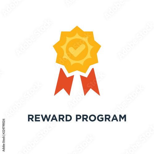 reward program icon. winner cup, earn points, medal concept symbol design, first place bowl, game trophy, win super prize, achievement and accomplishment vector illustration photo