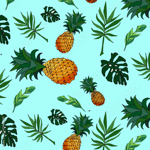 patron tropical verde