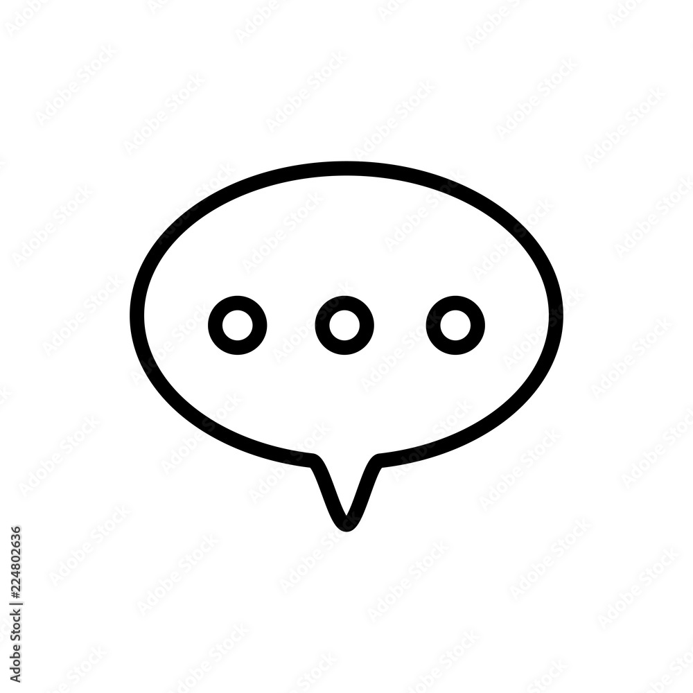 speech bubble chat icon speech bubble chat icon
