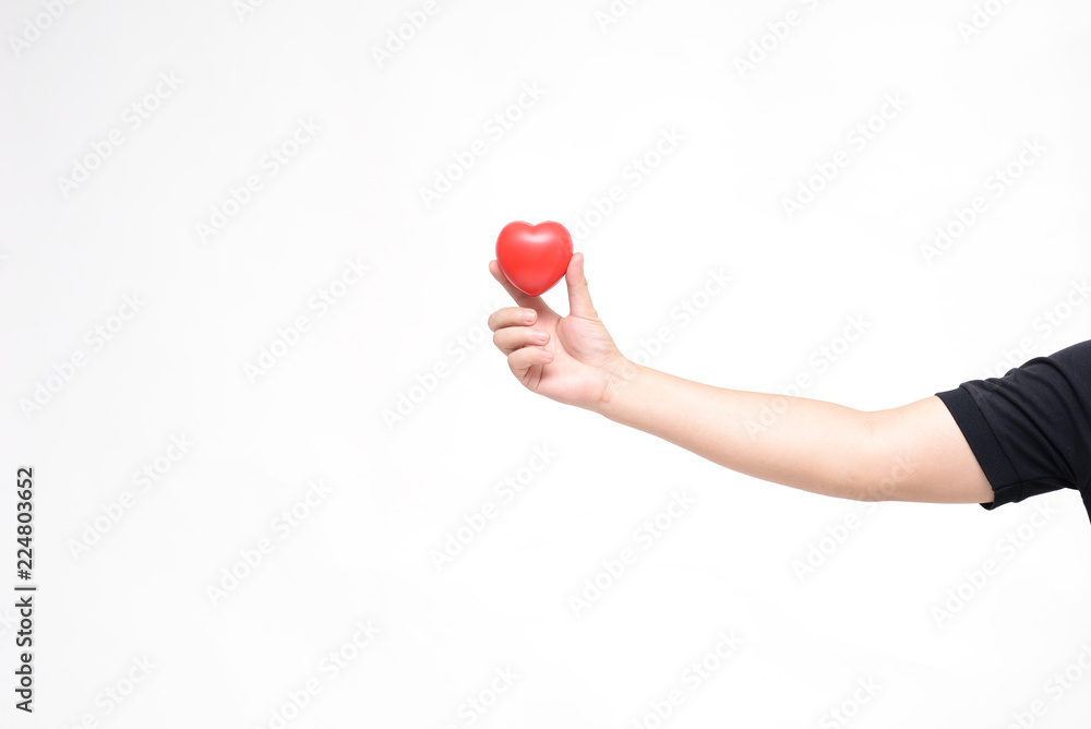 hand and mini heart hand and mini heart
