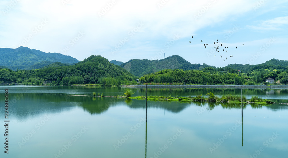 Fototapeta premium Landscapes and lakes..