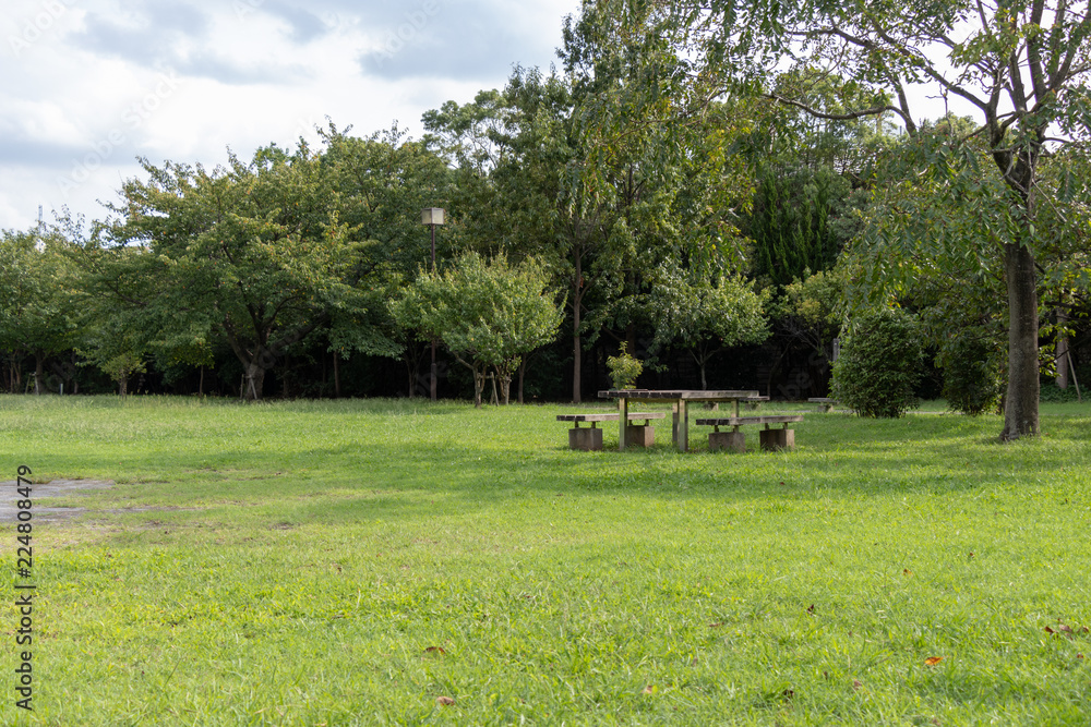 Park in the Sodegaura Complex in Narashino City, Chiba Prefecture, Japan