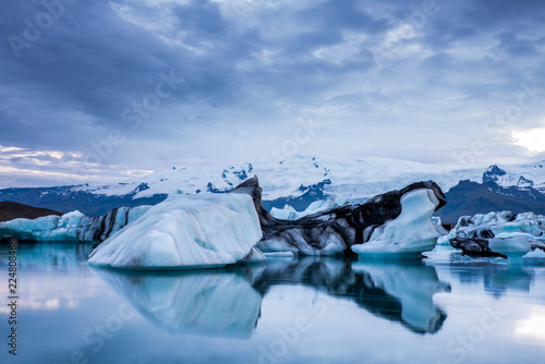 Landscape photography ice glacier in Iceland © PAULIUS