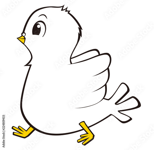 Canvas Print はとのイラスト