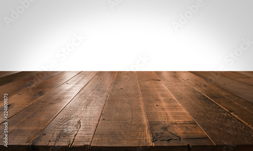 Quadro em tela Empty wooden table for product placement
