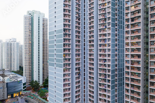 Building facade in Hong Kong