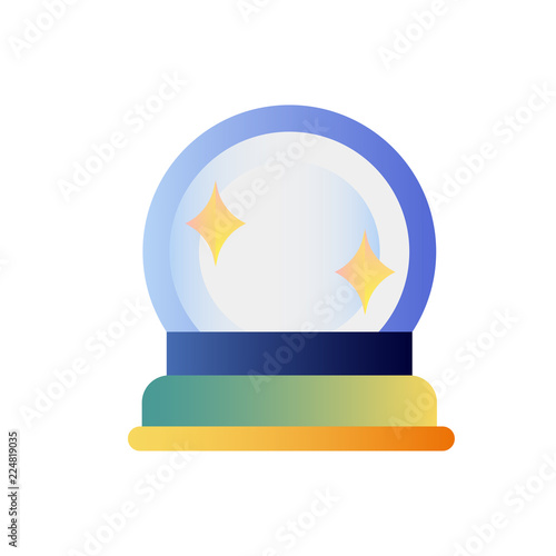 Magic orb gradient illustration