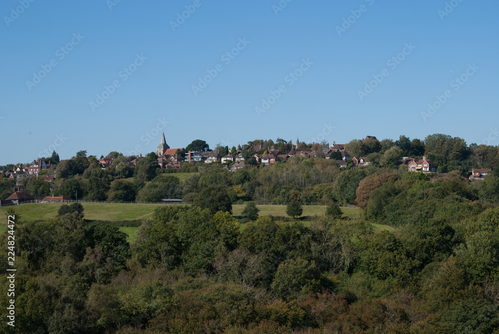 Early Autumn View of Mayfield, East Sussex
