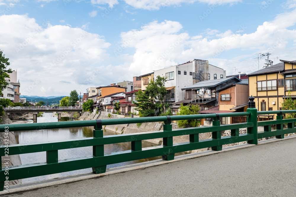 traditional takayama town at Gifu prefecture, Japan