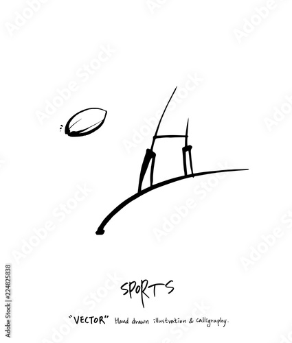 스포츠 포스터 / 손으로 그린 스포츠 그림