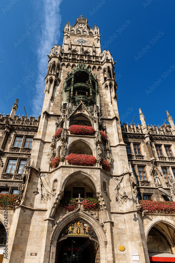 Obraz premium Neue Rathaus - New Town Hall - Munich Germany