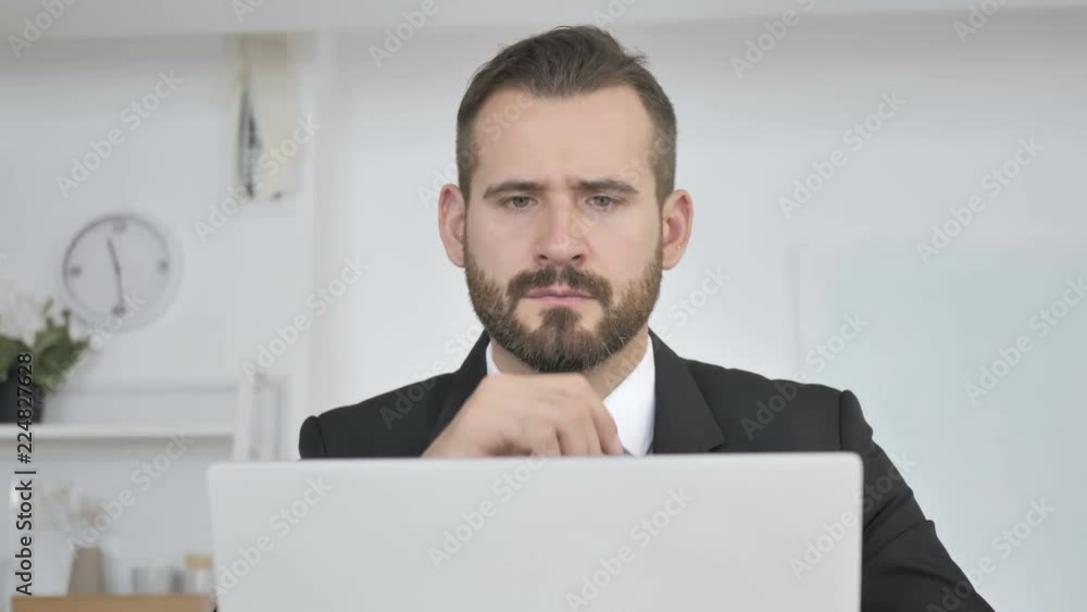 Brainstorming Businessman at Work, Thinking Brainstorming Businessman at Work, Thinking