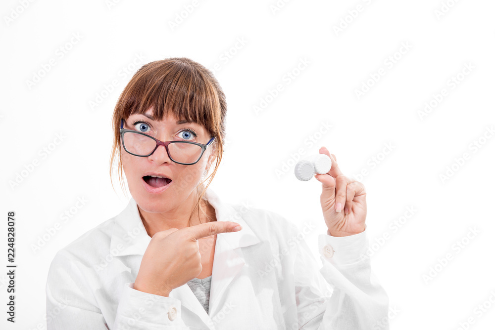glasses or lenses. doctor is wearing glasses. pensive doctor on white background. The problem of choosing an ophthalmologist
glasses or lenses. doctor is wearing glasses. pensive doctor on white background. The problem of choosing an ophthalmologist