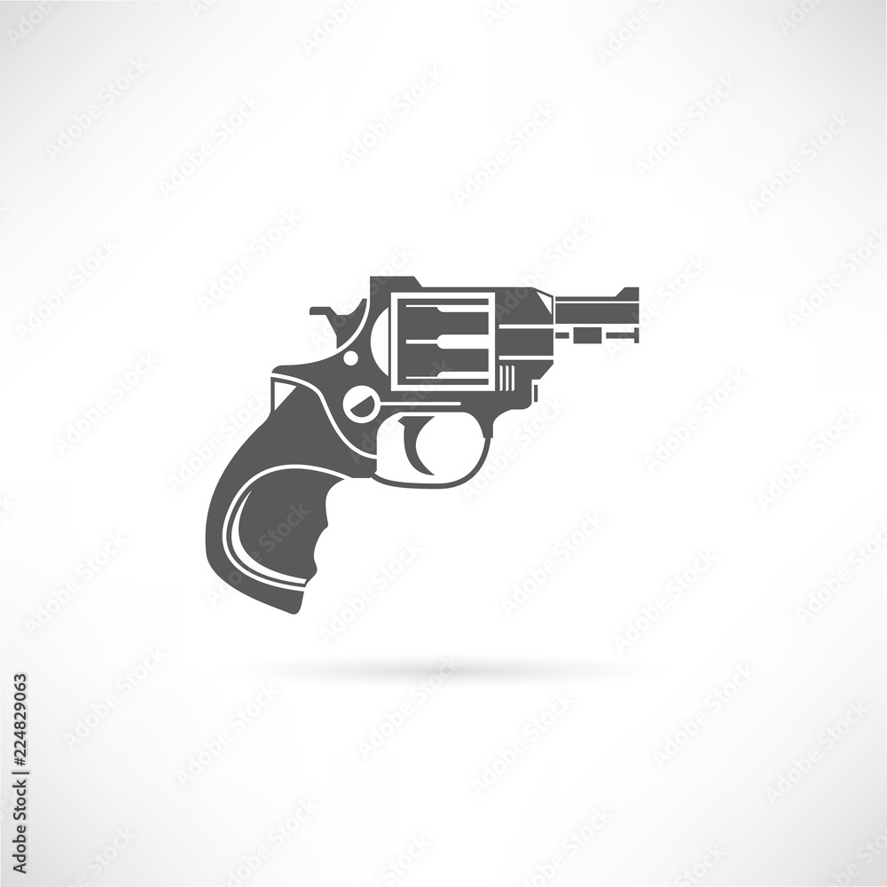 pistol, gun