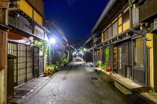 traditional takayama town at Gifu prefecture, Japan