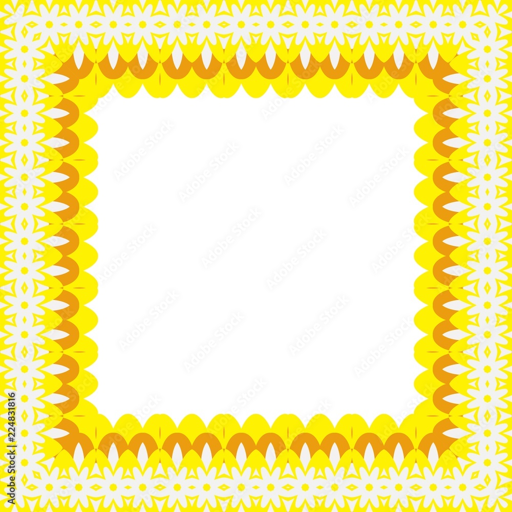 Floral graphic abstract pattern Floral graphic abstract pattern