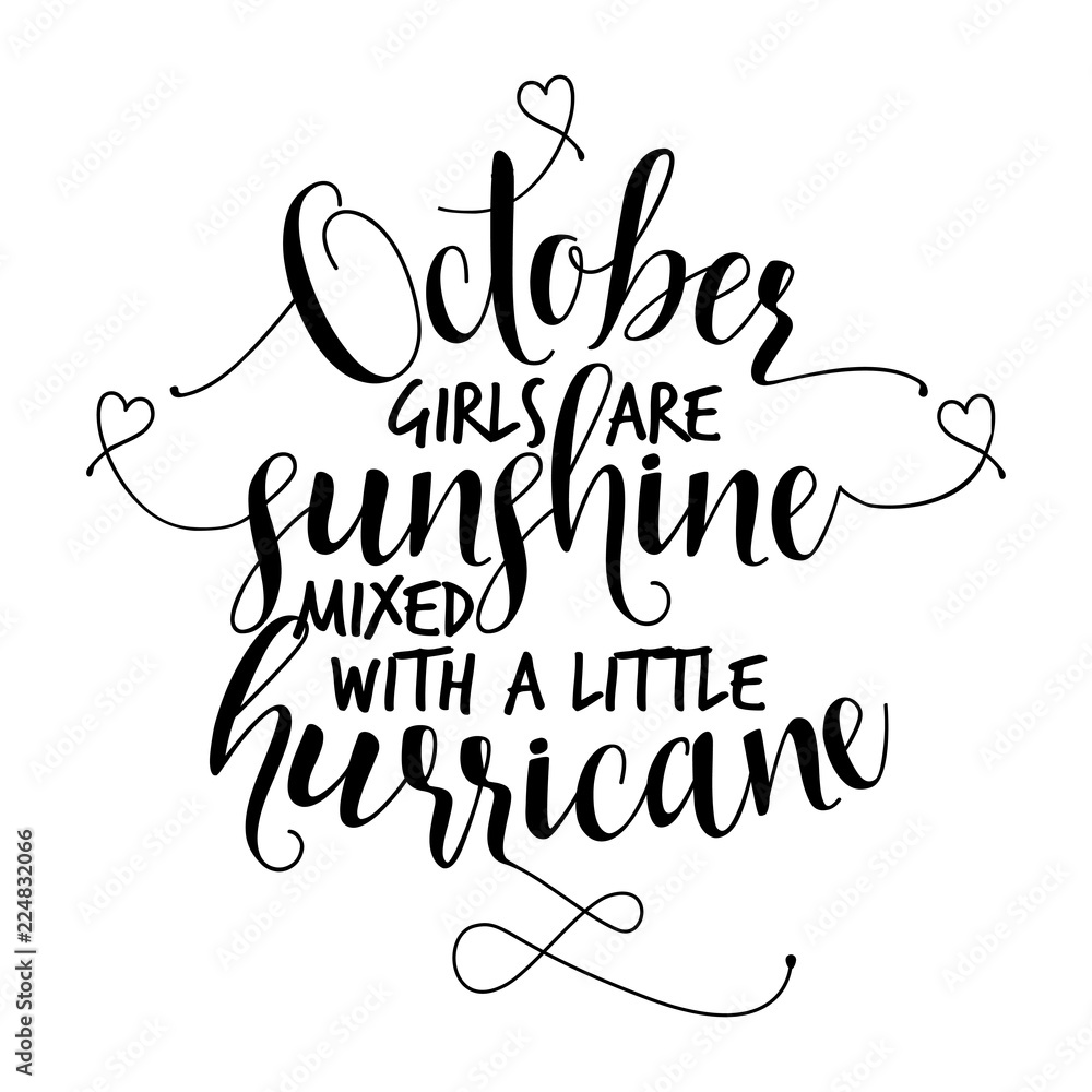 October birthday sign