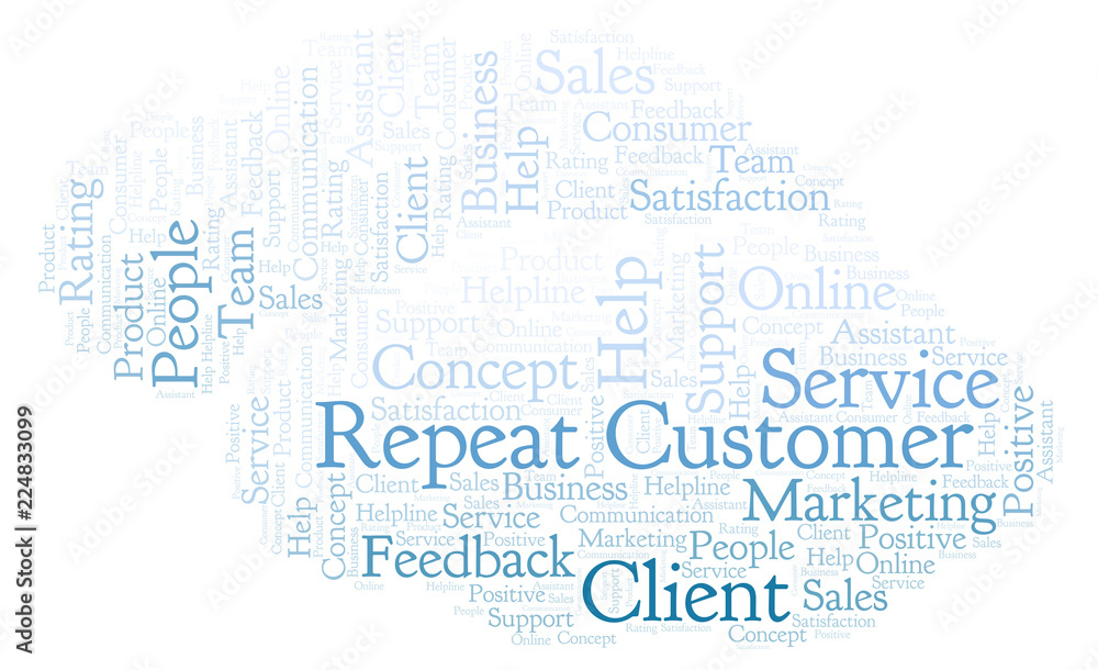 Repeat Customer word cloud. Repeat Customer word cloud.