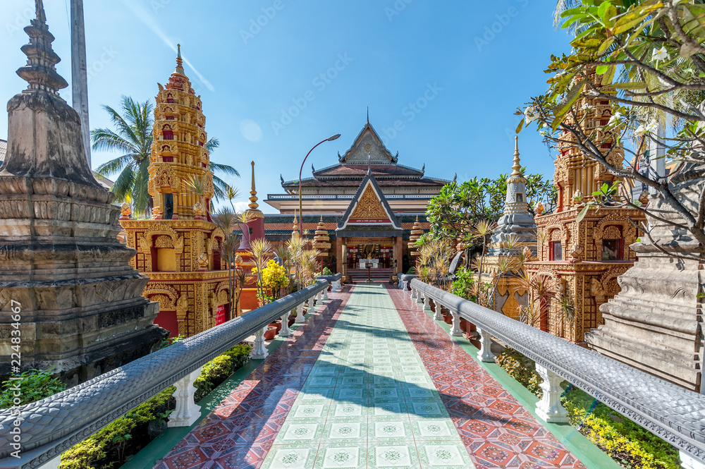 Naklejka premium Wat Damnak, Siem Reap