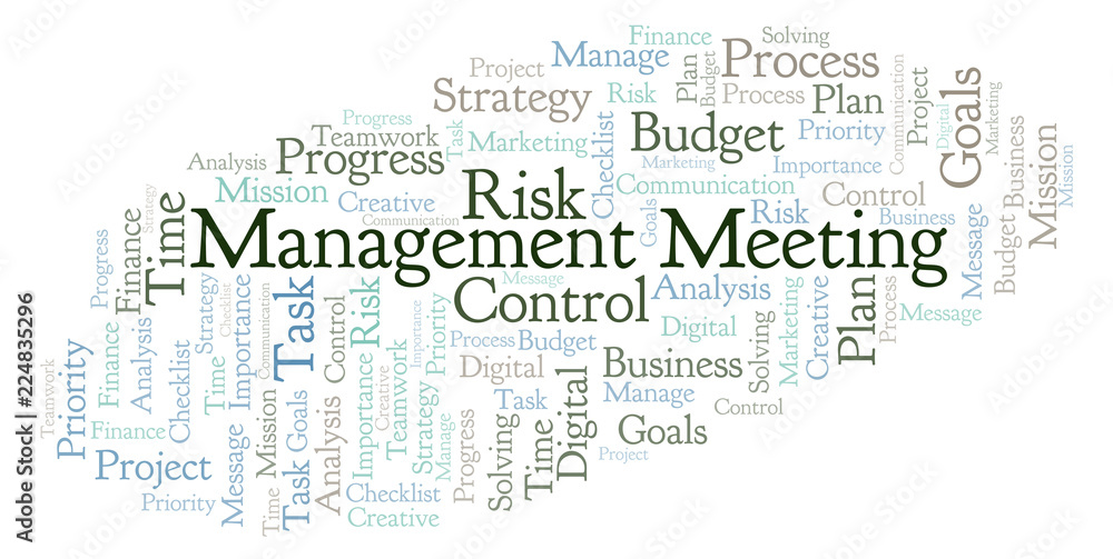 Management Meeting word cloud, made with text only. Management Meeting word cloud, made with text only.